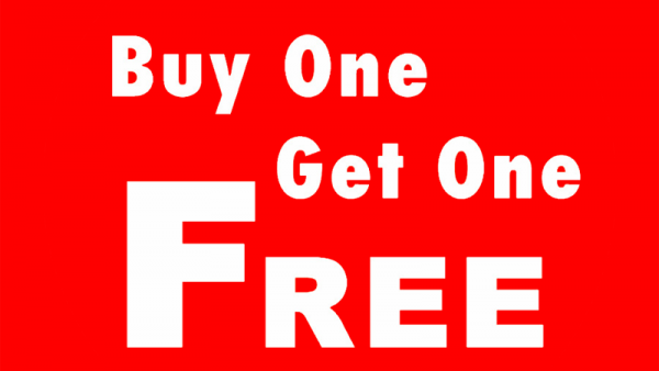 Buy One, Get One Free